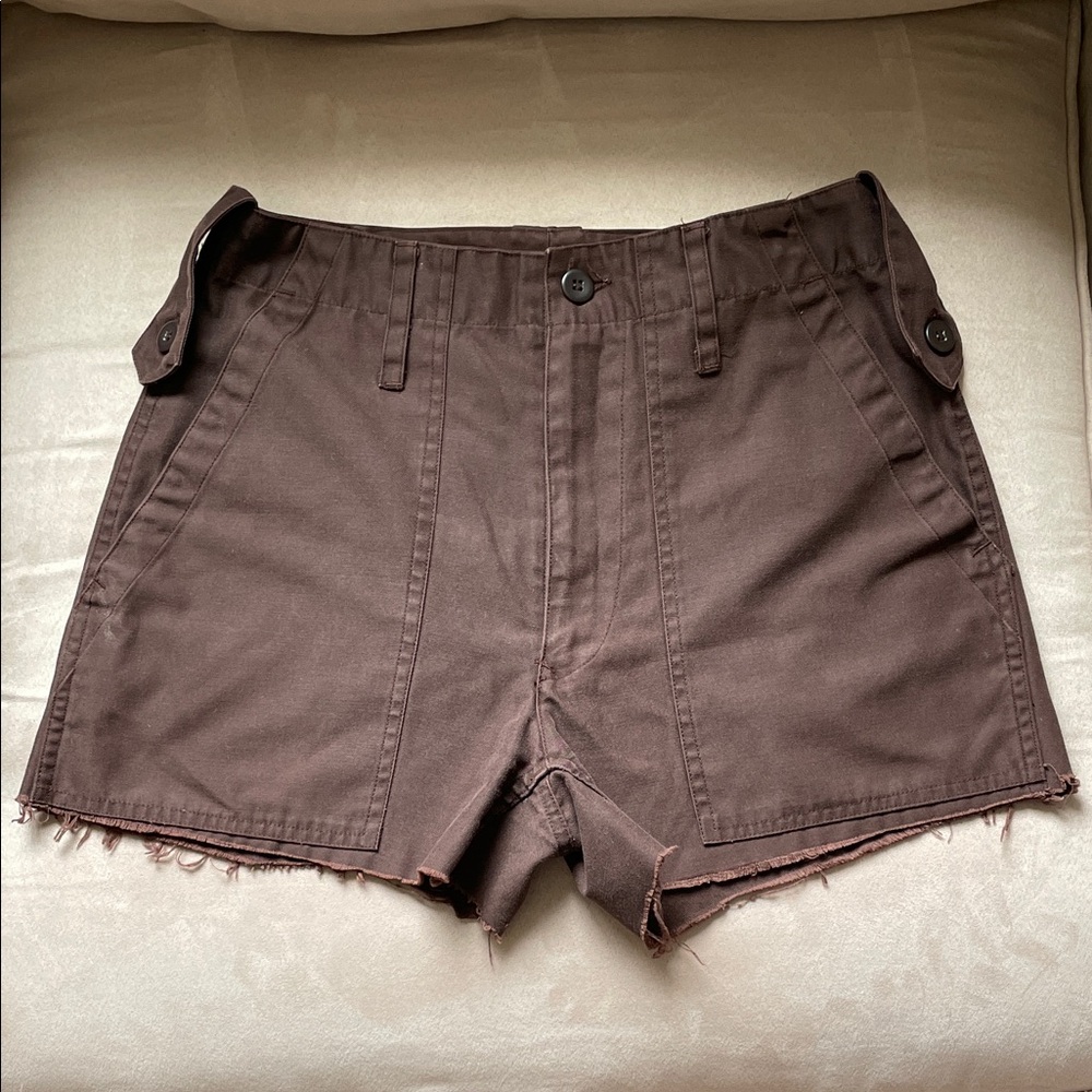 Brown Cargo/Utility/Chore Shorts